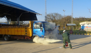 Chuquisaca: YPFB realiza simulacro contra incendios y capacitaciones en estaciones de servicio y plantas de engarrafado