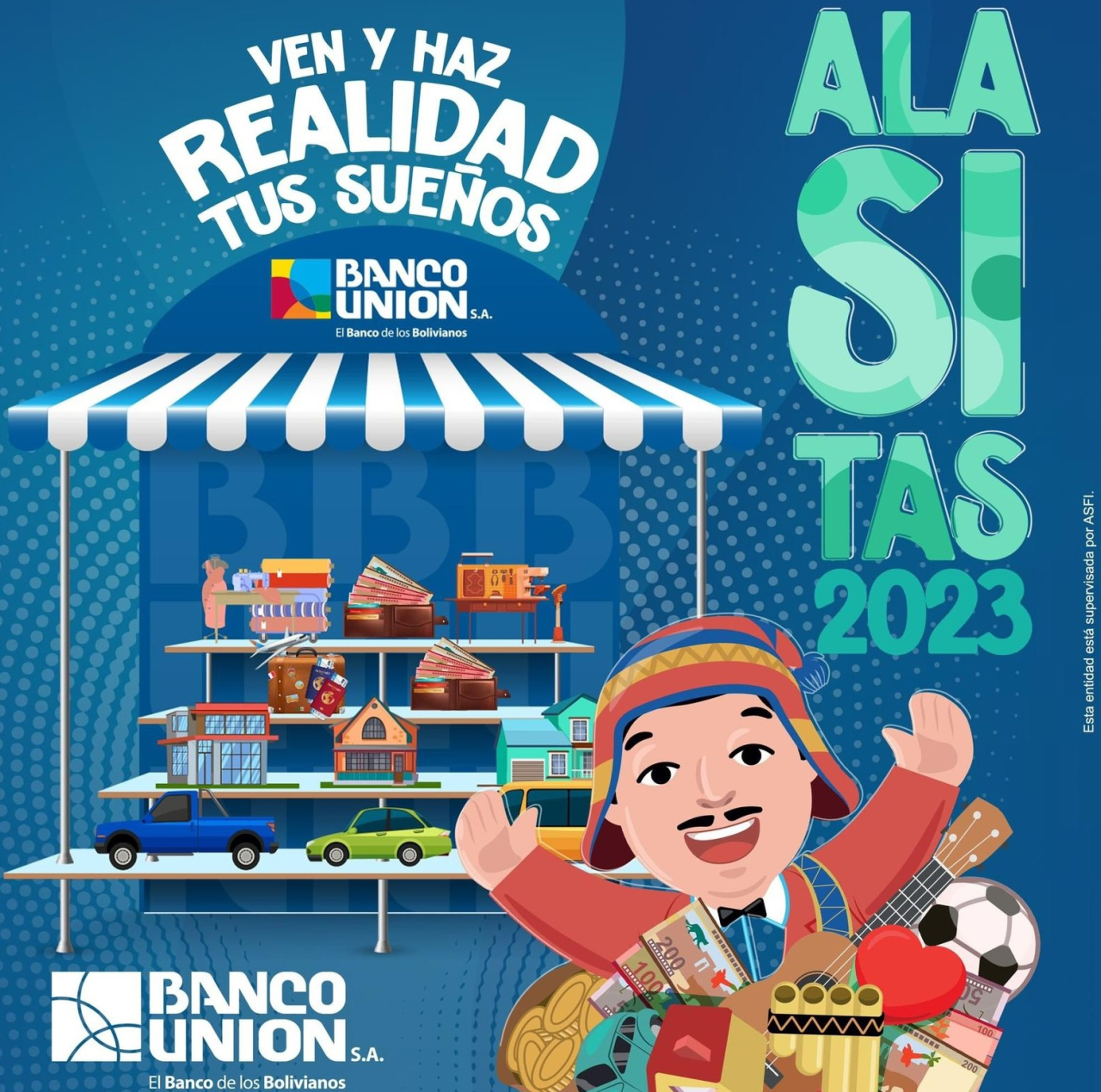 Banco Unión invita este 24 de enero al “mercadito en miniatura” en la ciudad de La Paz