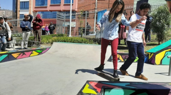 Mi Teleférico inaugura pista de skate en la Estación Armentia de la Línea Naranja