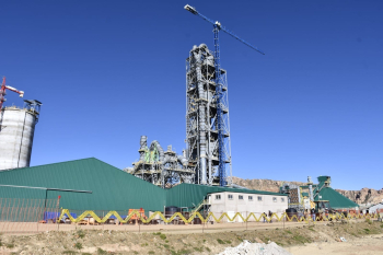 La estatal Planta de Cemento de Potosí ya tiene los ladrillos y material refractario para concluir el montaje de la megaobra