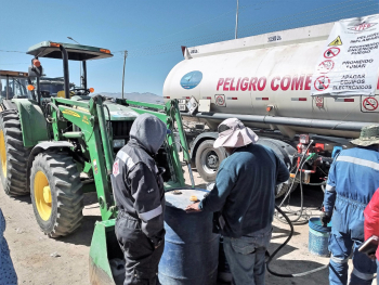 Oruro: YPFB abastece de combustible a comunidades campesinas productoras de quinua