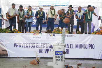 ELFEC proyecta alcanzar el 100% de cobertura de electrificación en Cochabamba hasta 2030