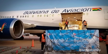 Boliviana de Aviación realizó cerca de 15 vuelos a Rusia y China para el transporte de vacunas