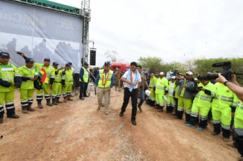 Presidente Morales inaugura construcción de carretera La Vertiente – Palo Marcado