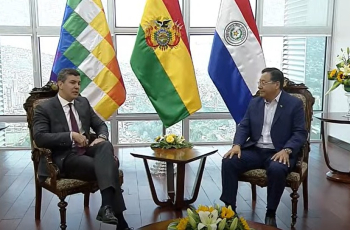 Presidentes de Bolivia y Paraguay se reúnen en La Paz para tratar temas bilaterales