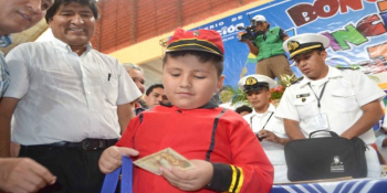 Evo Morales dará inicio al pago del bono Juancito Pinto en un colegio de El Alto