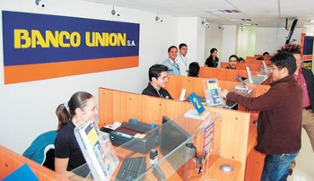 El Banco Unión es la segunda entidad financiera con mejor cartera de clientes en el país