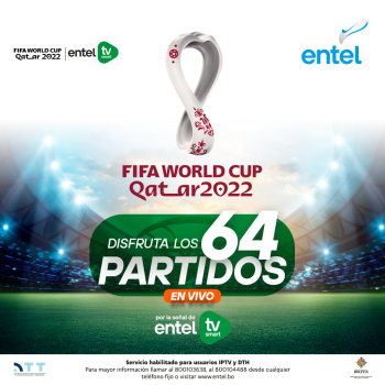 Entel Tv transmitirá los 64 partidos del Mundial de Fútbol Qatar 2022