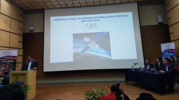 ABE anuncia acuerdos espaciales con Perú y Argentina