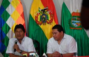 Evo Morales agradece el apoyo ante emergencias por focos de calor