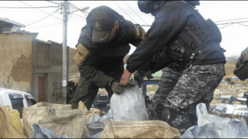 Aprehenden a cuatro &#039;jucus&#039; en Huanuni con más de 300 kilos de mineral